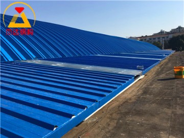 常州圩塘菜市場(chǎng)拱形屋頂拆換工程案例